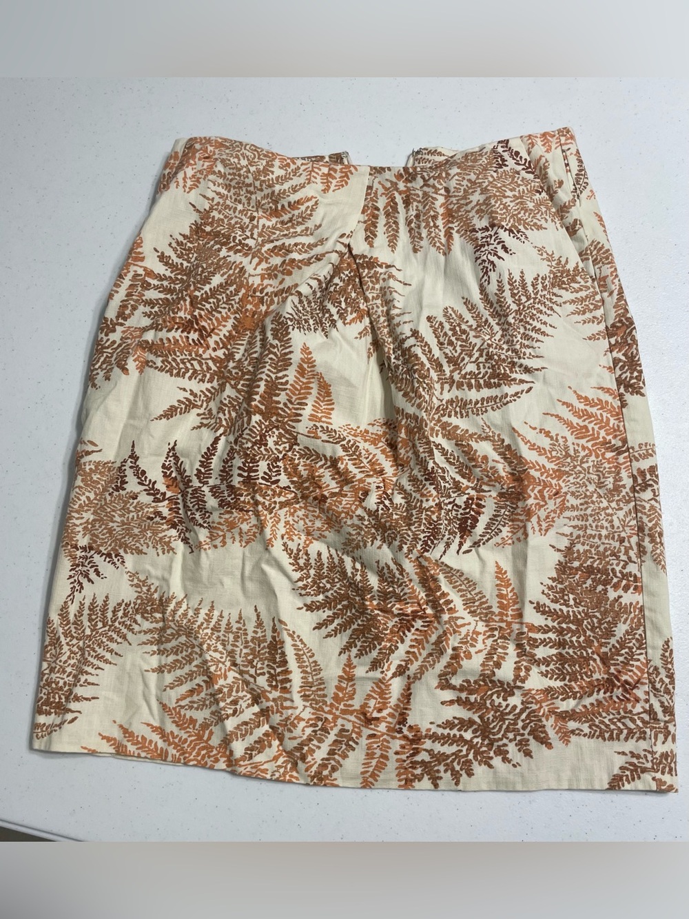 Talbots floral skirt